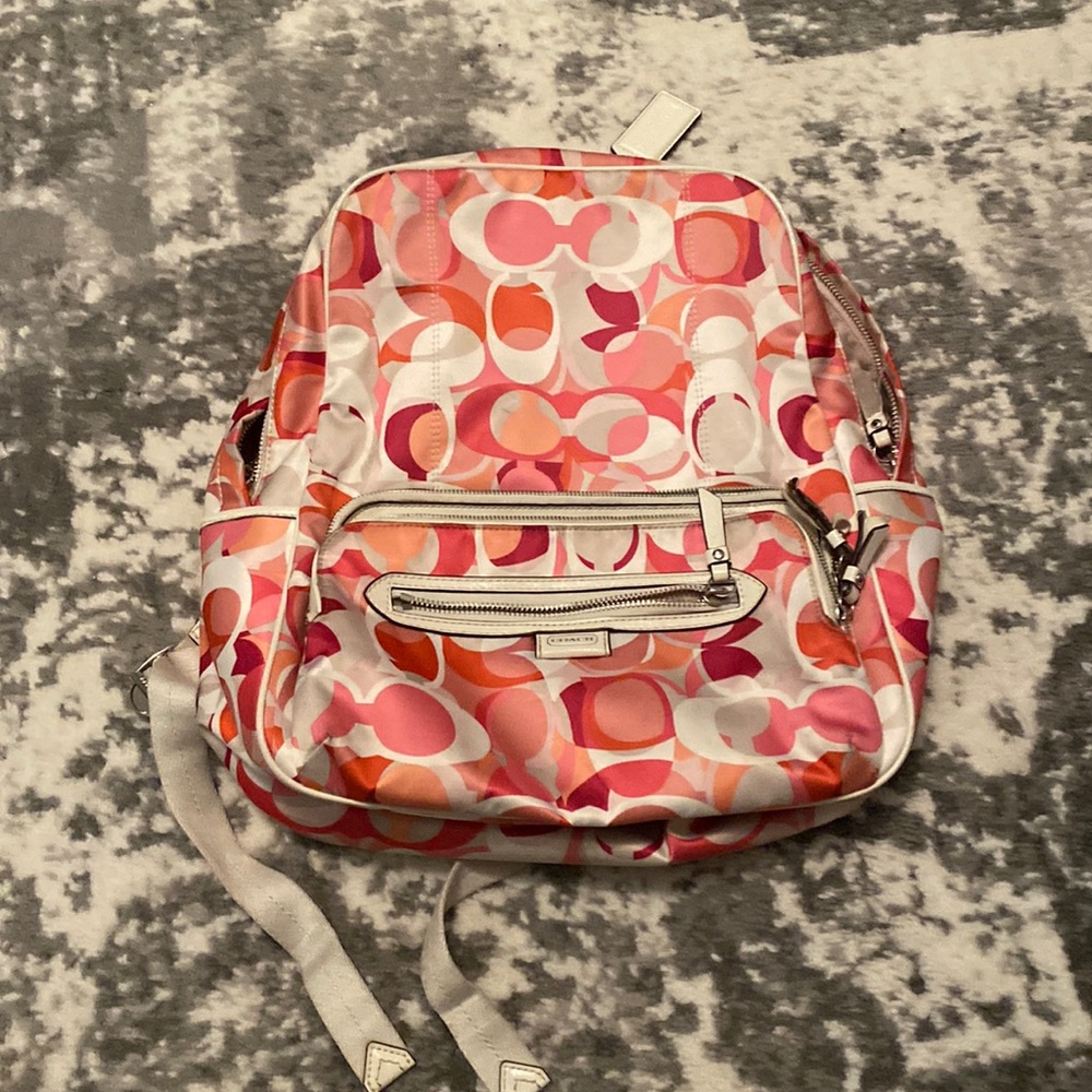 Used coach backpack